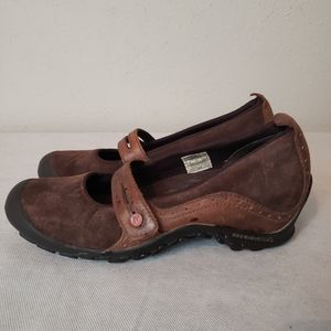 Merrell Brown Mary Jane Shoes Sz 8!
